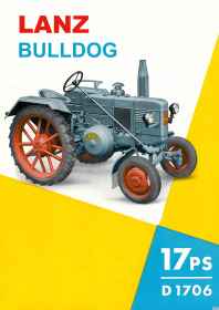 Lanz Bulldog D 1706 17 hp tractor Diesel tractor Poster Picture