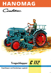 Hanomag Combitrac C 112 C112 Traktor Dieselschlepper Poster