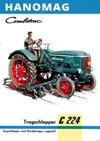 Hanomag Combitrac C 224 C224 tractor Diesel tractor Poster Picture