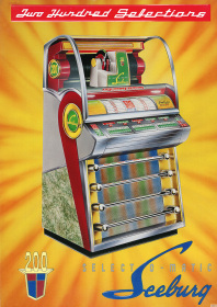 Seeburg Select O-Matic 200 Music Box Jukebox Poster Picture