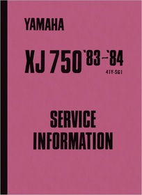 Yamaha XJ 750 User Manual/Maintenance Manual and Spare Parts List (Service Information)