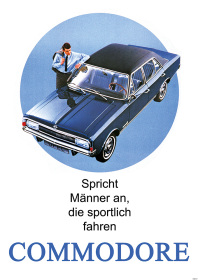 Opel Commodore A Poster