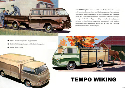 Tempo Wiking Kleintransporter Poster