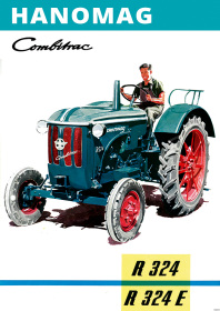 Hanomag Combitrac R 324 and R324 E Tractor Diesel Tractor Poster Picture