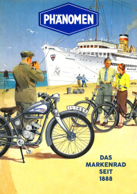 Phänomen Bob 98 ccm 98er Motorfahrrad Fahrrad Poster