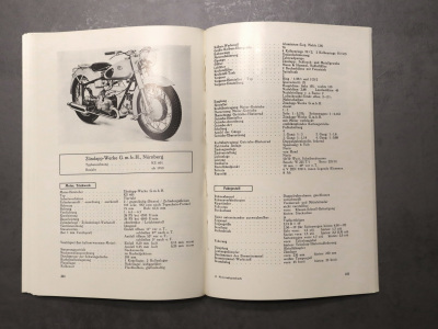 German motorcycle types 1951 to 1953