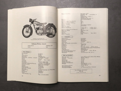 German motorcycle types 1951 to 1953