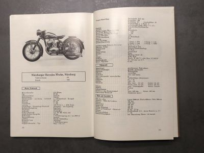 German motorcycle types 1951 to 1953