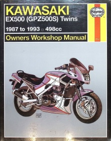 Kawasaki EX500 (GPZ500S) 1987-1993 Owners Workshop Manual