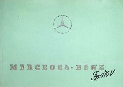 Mercedes-Benz Typ 170 V Original Prospekt