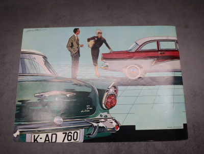 Ford Taunus 17M de Luxe P2 Original Sales Brochure