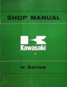 Kawasaki H Serie KH 500 H1 H1 Original Werkstatthandbuch Reparaturanleitung