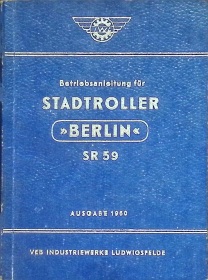 IWL Berlin Stadtroller SR 59 Original Bedienungsanleitung