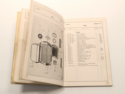 IFA PKW Typ F8 F 8 Original Ersatzteilliste Teilekatalog