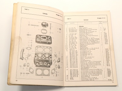 IFA PKW Typ F8 F 8 Original Ersatzteilliste Teilekatalog
