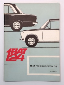 Fiat 124 Original Bedienungsanleitung - Ausgabe 1966