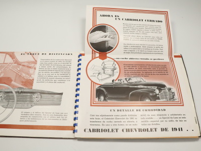 Chevrolet Modelle 1941 Original Händler-Album Prospekt Programm Broschüre