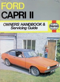 Ford Capri II Owner's Handbook & Servicing Guide, UK 1974-1978, 1300 1600 2000 3000