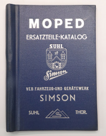 Simson SR1 Moped Original Ersatzteilliste Teilekatalog, 1956