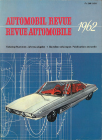 Automobil Revue 1962 Catalogue