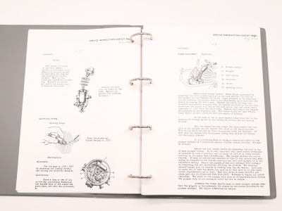 Rolls-Royce Merkblätter für Serviceleistungen Vorkriegs-Autos (1939)