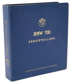 BMW 700 Original Ersatzteilliste Teilekatalog 1959-1961