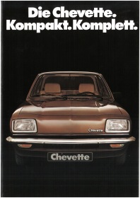 Opel Chevette original Prospekt Broschüre