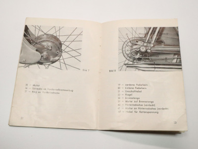 Zündapp Super Combinette Typ 429 original Bedienungsanleitung