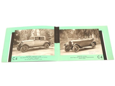 Citroen C4 und C6 original Prospekt (ca. 1932)