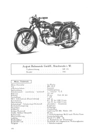 German motorcycle types 1951 to 1953